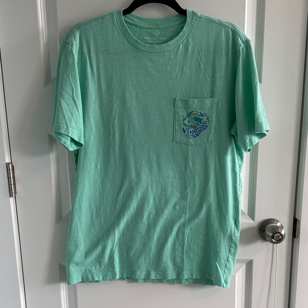 Vineyard Vines Men's Mint Green Short Sleeve Tee
